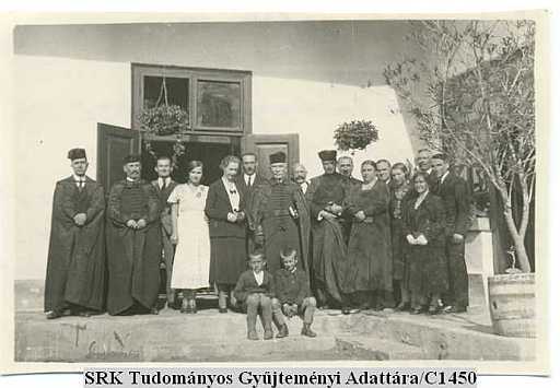 Püpök látogatás 1933 október 04; balról a második Sáfár István lácai ref. lelkipásztor